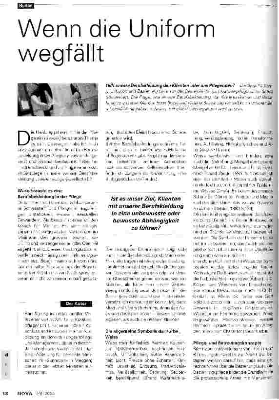 Vorschauseite 1: Wenn die Uniform wegfällt