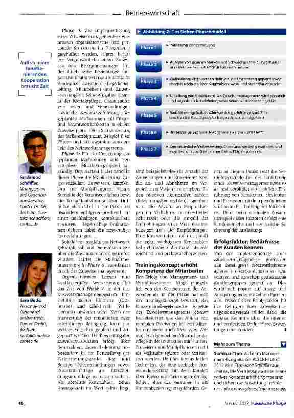 Vorschauseite 3: Netzwerkpartner für den Pflegedienst begeistern