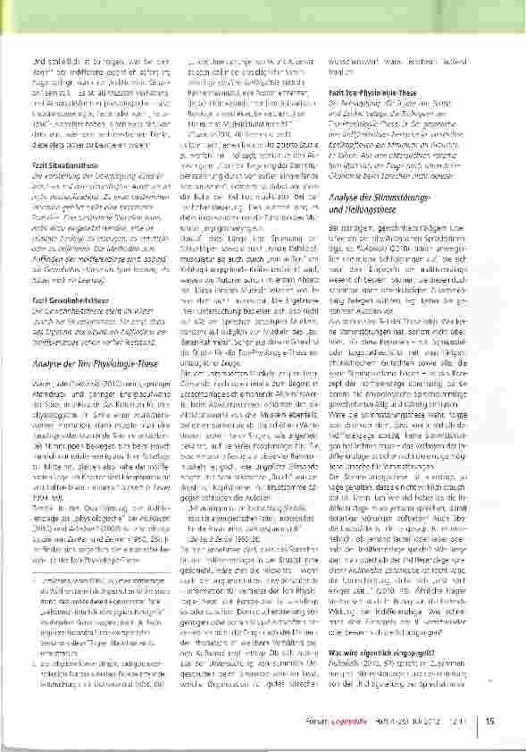 Vorschauseite 4: Probleme der Idee einer Indifferenzlage im Sprechen