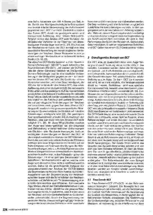 Vorschauseite 2: Geräteübergreifende Analyse von Optischen Kohärenztomographie-B-Scans
