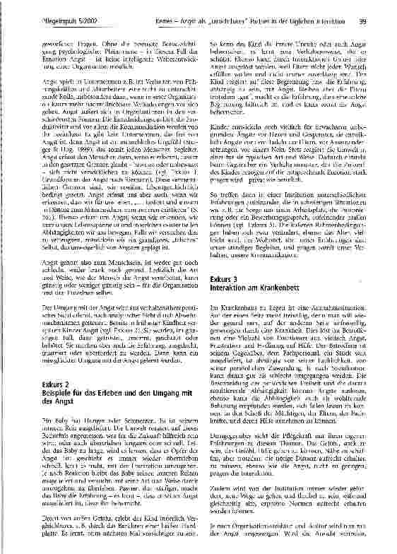 Vorschauseite 2: Angst als unsichtbarer Partner in der täglichen Interaktion