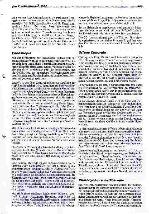 Vorschauseite 4: Der Laser - ein Lichtverstärker revolutioniert die Medizin (II)