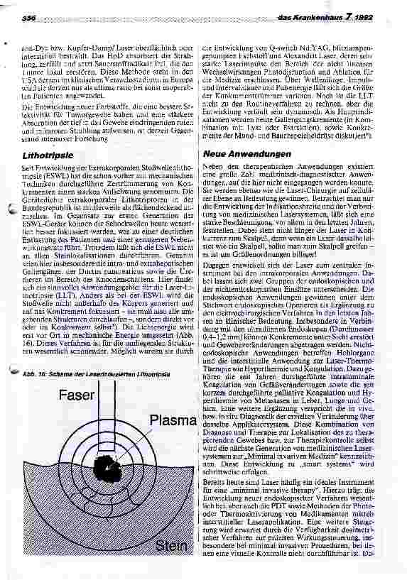 Vorschauseite 5: Der Laser - ein Lichtverstärker revolutioniert die Medizin (II)