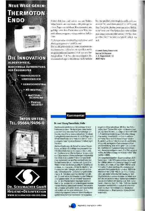 Vorschauseite 2: Risikofaktoren für postoperative Wundinfektionen
