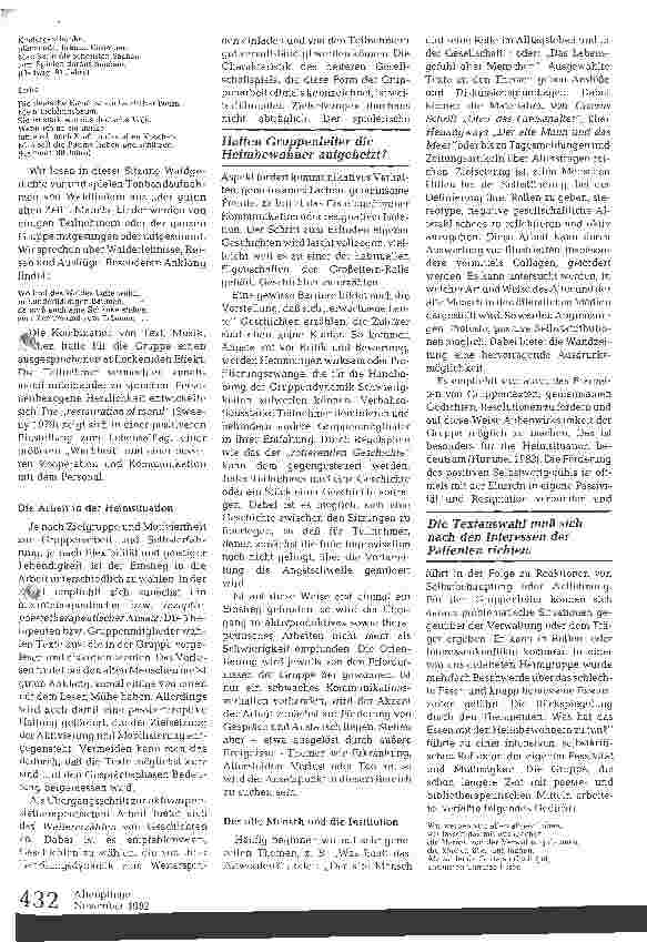 Vorschauseite 3: Poesieund Bibliotherapie mit Alten und Sterbenden (II)