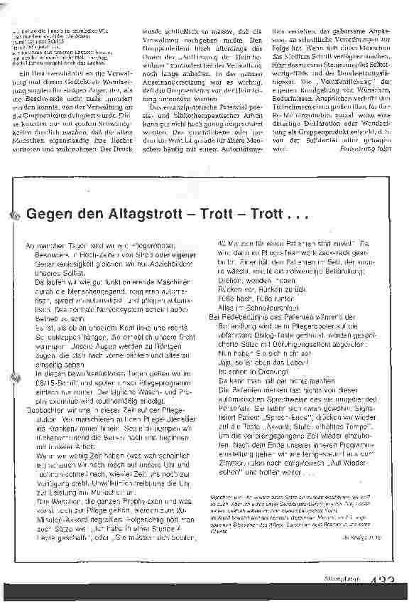 Vorschauseite 4: Poesieund Bibliotherapie mit Alten und Sterbenden (II)