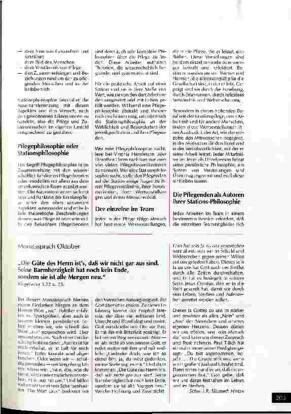 Vorschauseite 2: Ein Pflegeteam erarbeitet sich eine Stationsphilosophie Jahresarbeit
