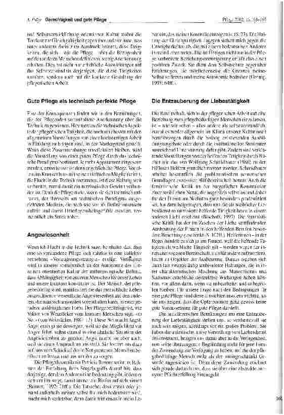Vorschauseite 4: Gerechtigkeit und gute Pflege