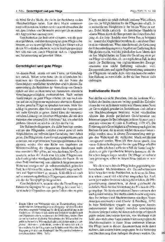 Vorschauseite 6: Gerechtigkeit und gute Pflege
