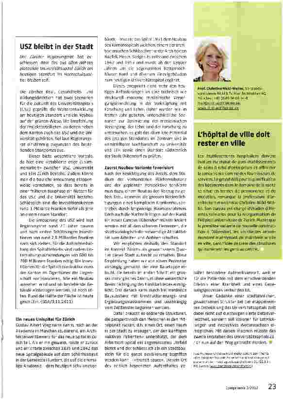 Vorschauseite 2: Das Spital in der Stadt - für die Stadt