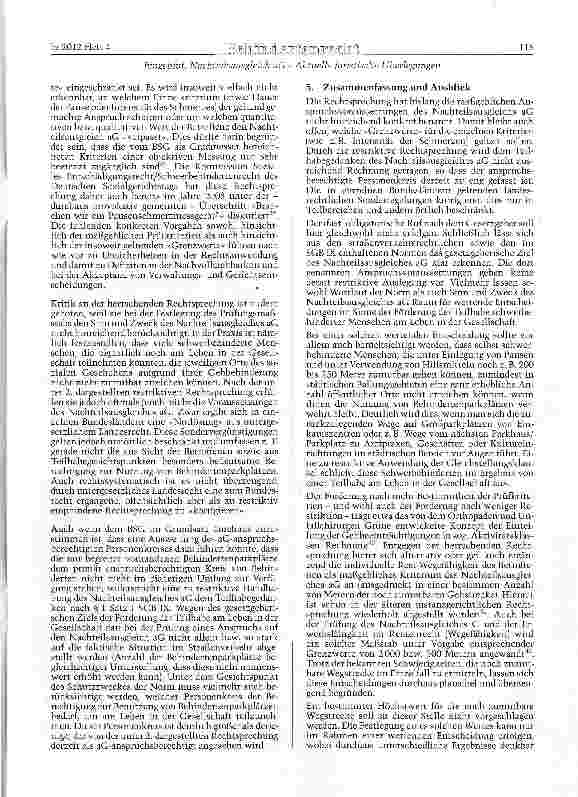 Vorschauseite 3: Nachteilsausgleich aG - Aktuelle juristische Überlegungen zur Feststellung der Anspruchsberechtigung