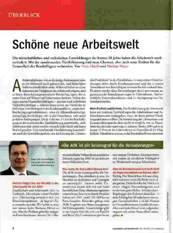 Vorschauseite 1: Schöne neue Arbeitswelt