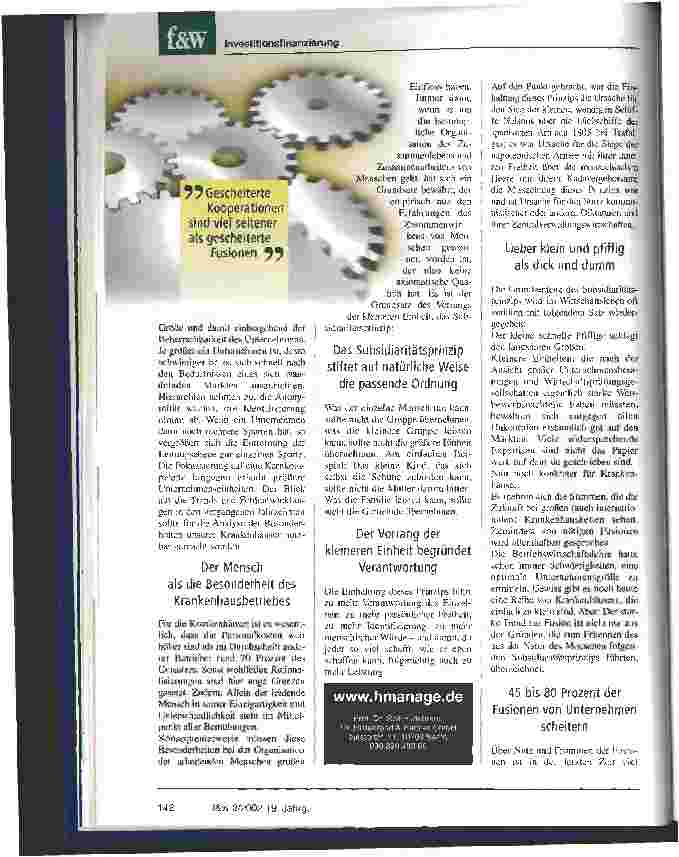 Vorschauseite 2: Für Krankenhäuser bleibt der Börsengang die Ausnahme