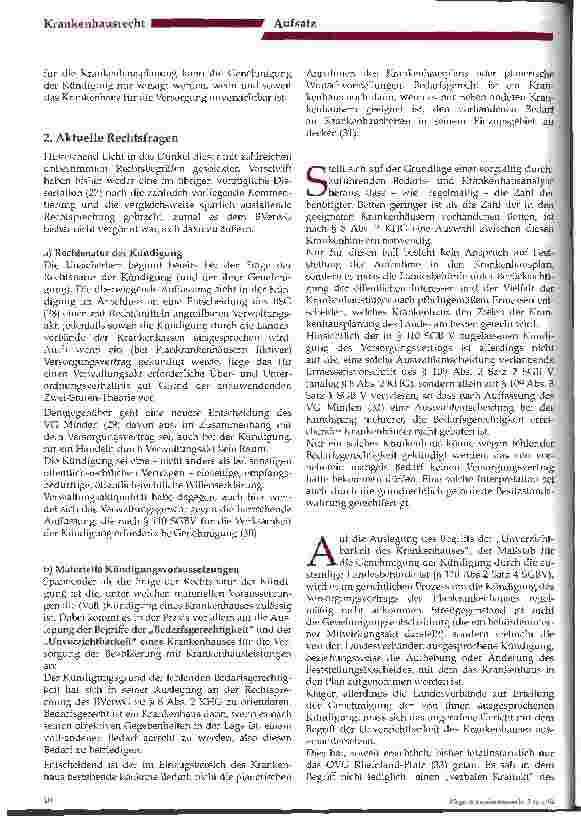 Vorschauseite 2: Aktuelle Fragen des Krankenhausrechts - Teil 2