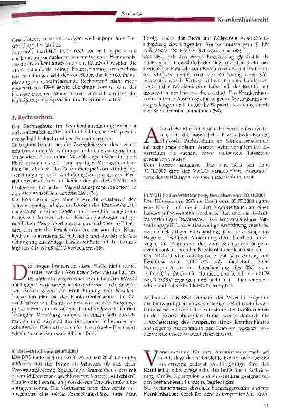 Vorschauseite 3: Aktuelle Fragen des Krankenhausrechts - Teil 2