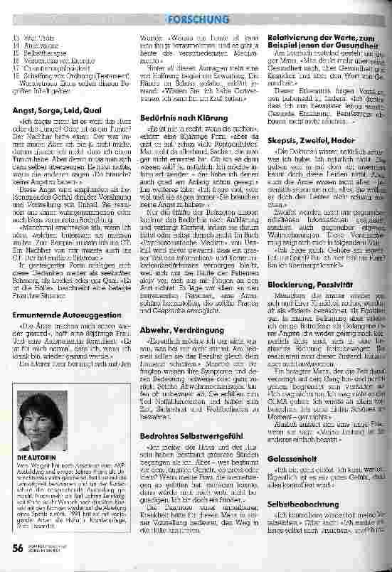 Vorschauseite 3: Die Qualen der Ungewissheit Eine Untersuchung über Menschen, die auf ihre Diagnose warten