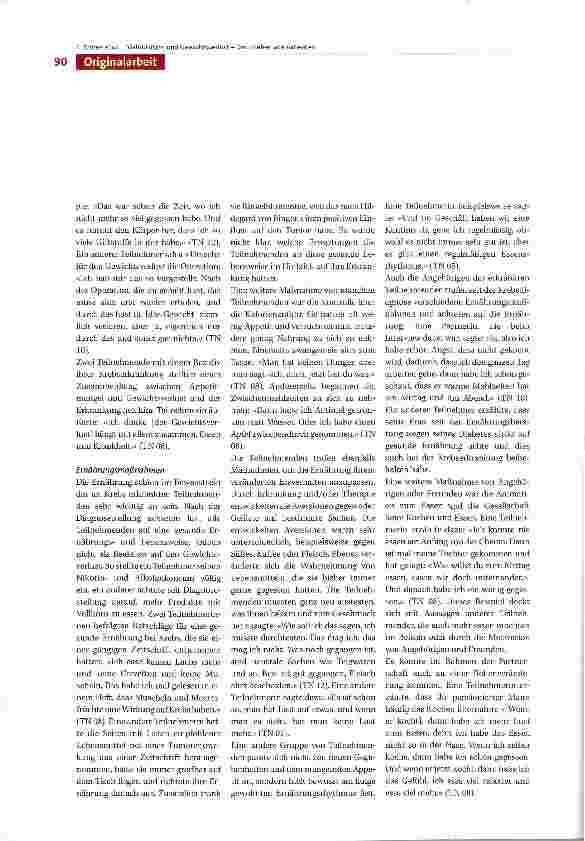Vorschauseite 6: Malnutrition und Gewichtsverlust -Erfassen des Ernährungsstatus und Beratung durch Pflegende: Das Erleben von Patienten mit einer neu diagnostizierten oder rezidivierten Tumorerkr…