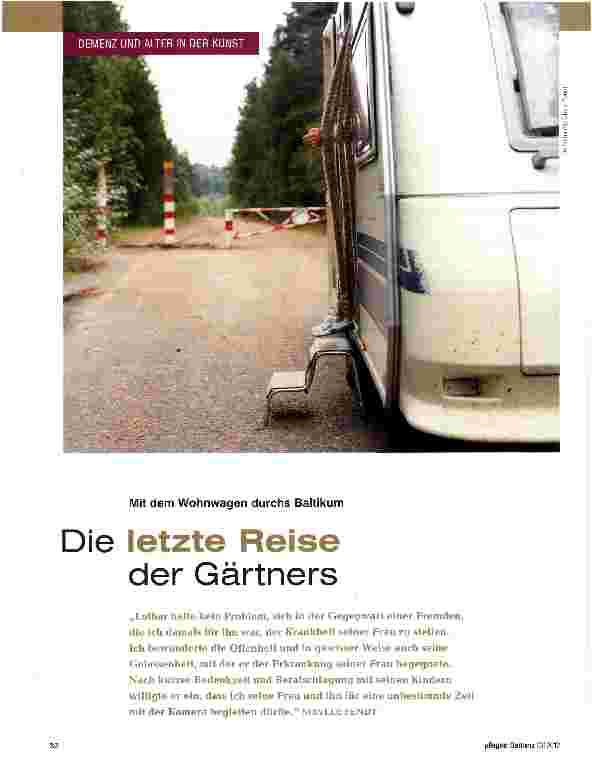 Vorschauseite 1: Die letzte Reise der Gärtners