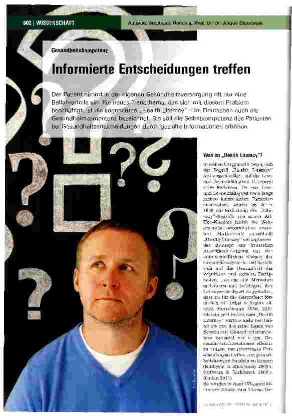 Vorschauseite 1: Informierte Entscheidungen treffen