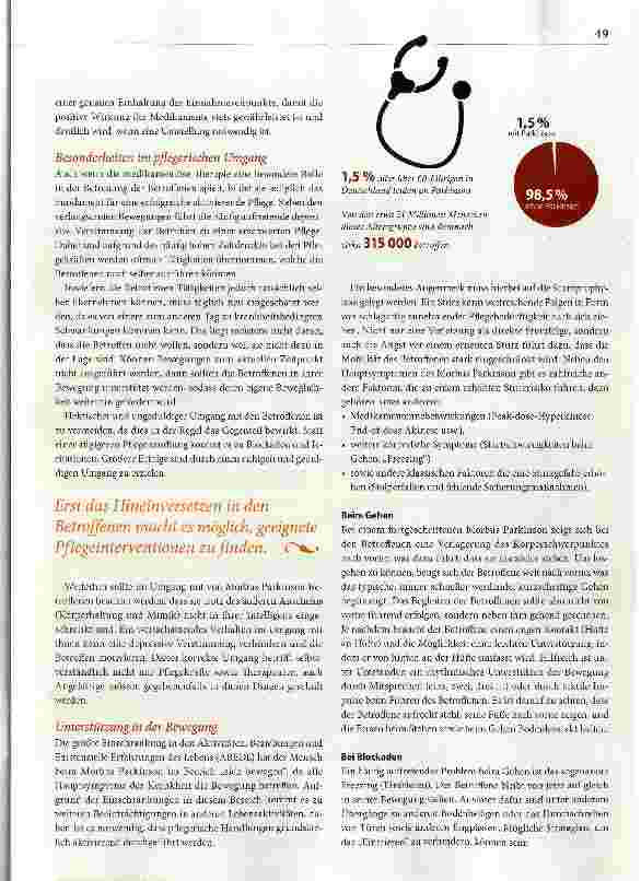 Vorschauseite 3: Pflege bei Parkinson > Teil II
