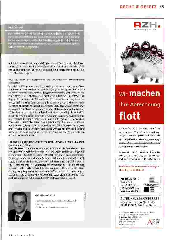 Vorschauseite 2: Die HKP-Richtlinie ist auch eine Schutzvorschrift!