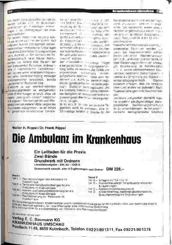 Vorschauseite 3: Geriatriekliniken - Zukunftschance für Krankenhausträger?