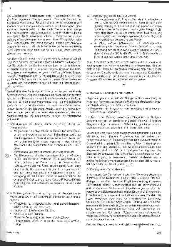 Vorschauseite 3: Pflegebedürftige im mittleren Lebensalter:Im Altenpflegeheim fehlplaziert? (III)