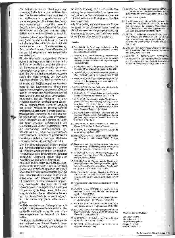 Vorschauseite 3: Berufskrankheit Hepatitis - in vermeidbares Risiko