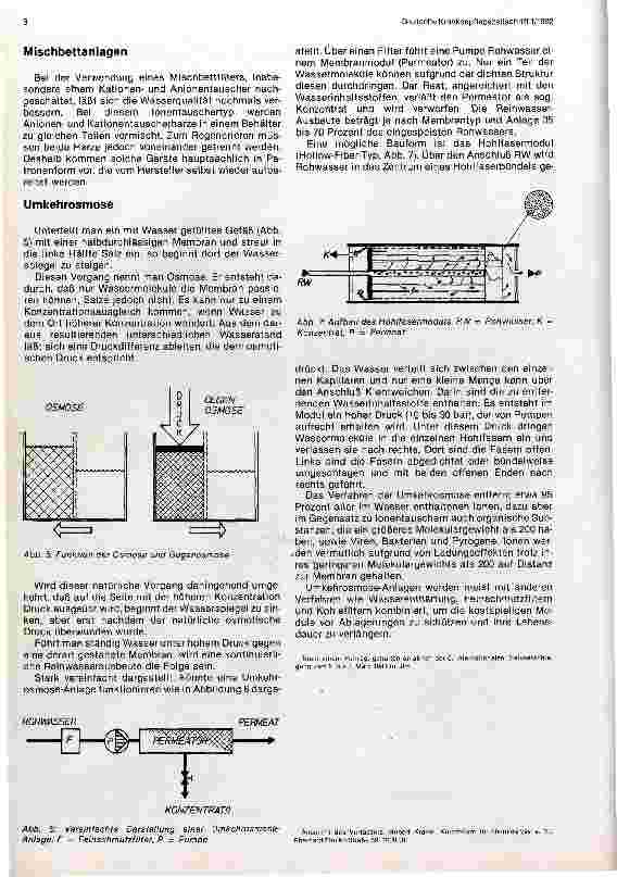 Vorschauseite 3: Wasseraufbereitung für das Dialysat