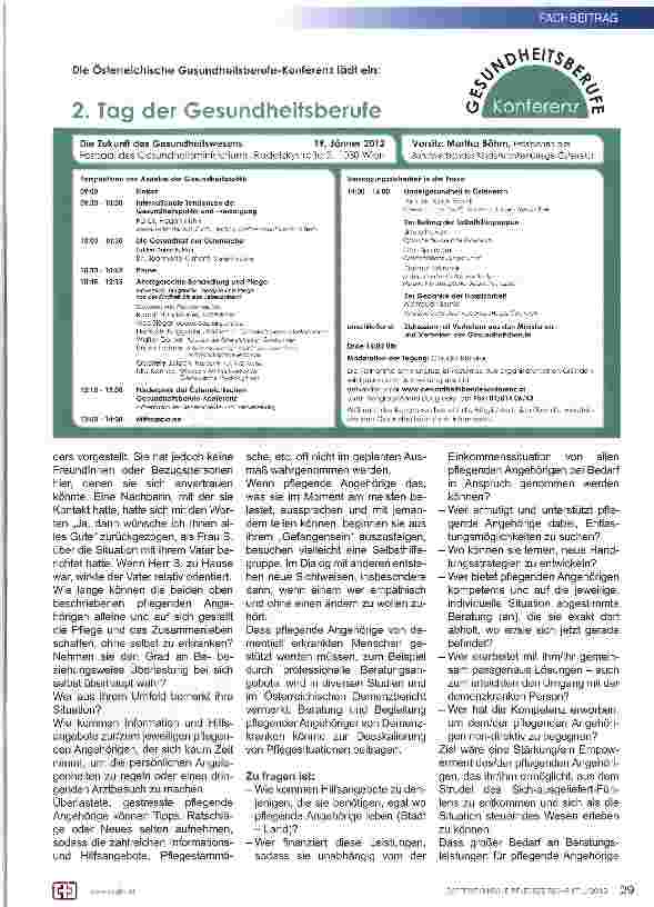 Vorschauseite 3: „Pflegende Angehörige dementieil erkrankter Menschen