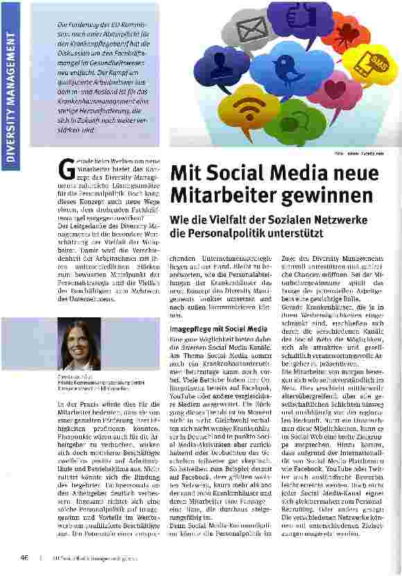 Vorschauseite 1: Mit Social Media neue Mitarbeiter gewinnen