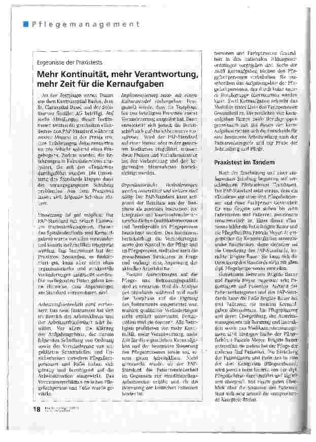 Vorschauseite 3: Patientenorientierte Arbeitsteilung im Pflegeprozess