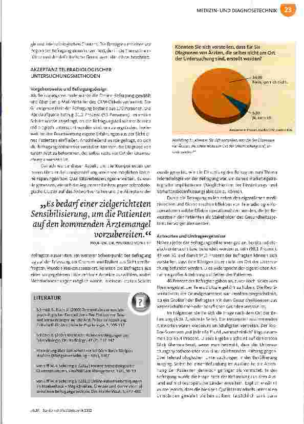 Vorschauseite 2: Teleradiologie und die Arzt-Patienten-Beziehung