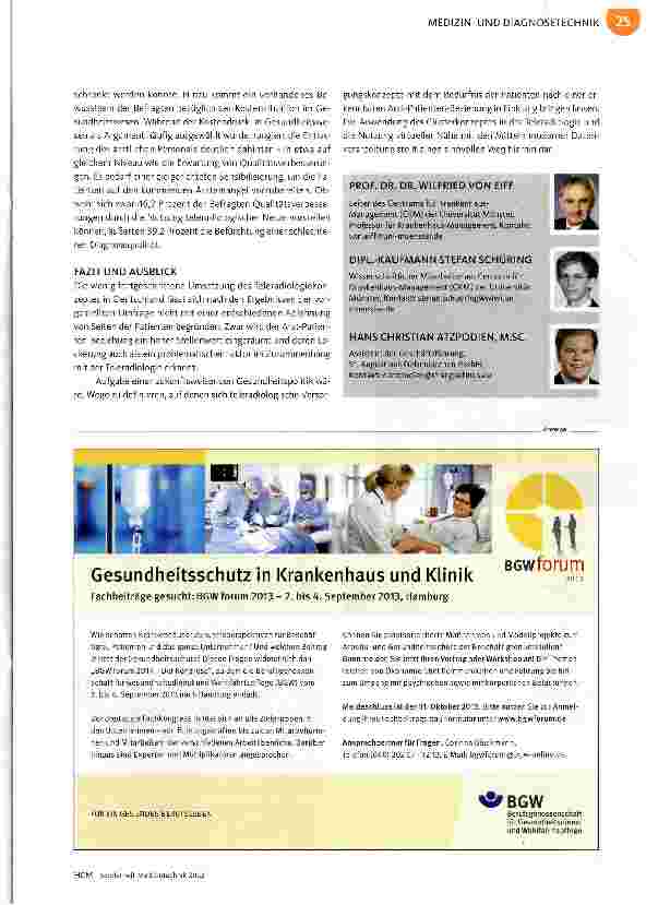 Vorschauseite 4: Teleradiologie und die Arzt-Patienten-Beziehung