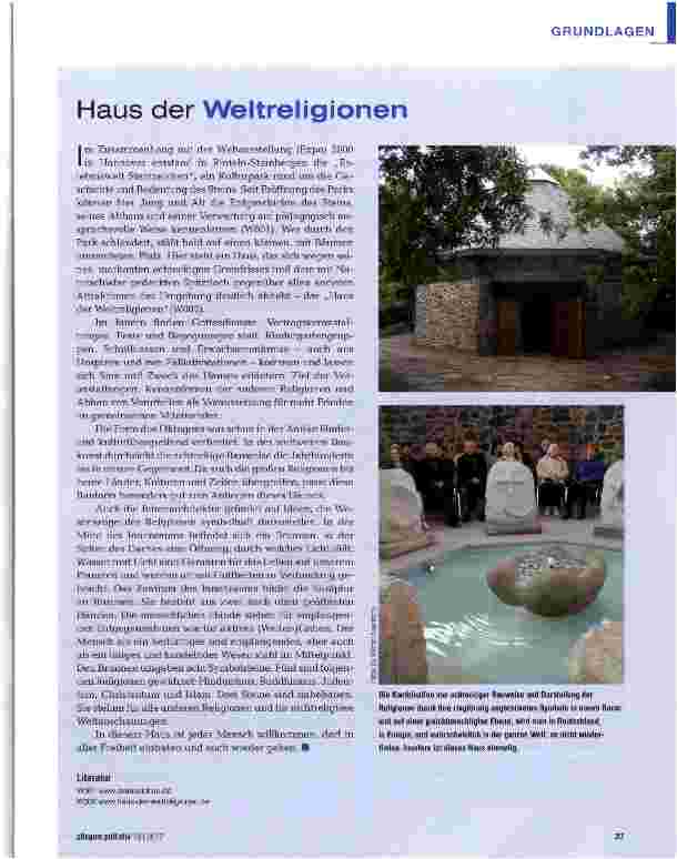 Vorschauseite 2: Religionen in der Nachbarschaft