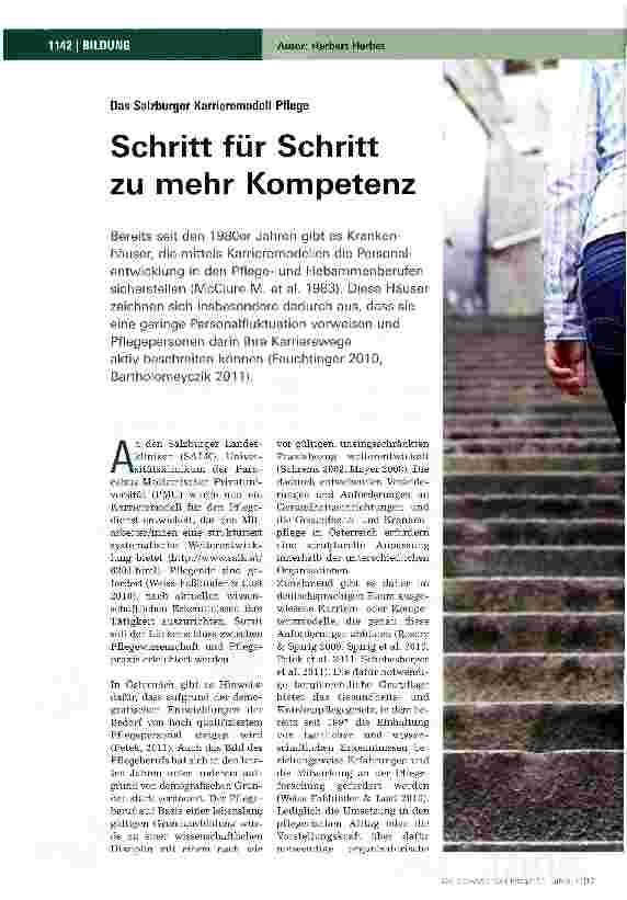Vorschauseite 1: Schritt für Schritt zu mehr Kompetenz