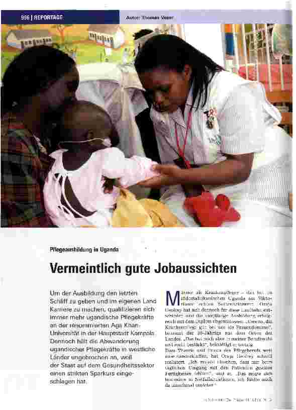 Vorschauseite 1: Vermeintlich gute Jobaussichten