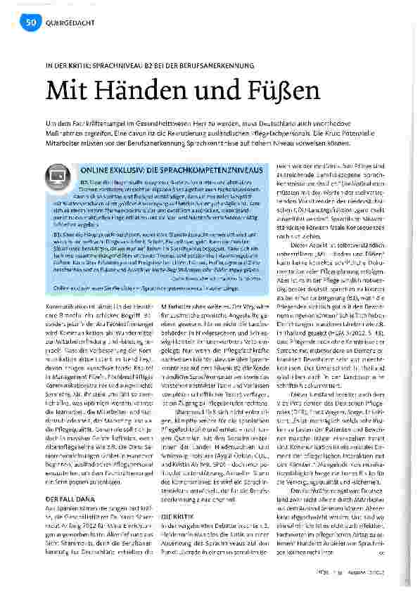 Vorschauseite 1: Mit Händen und Füßen