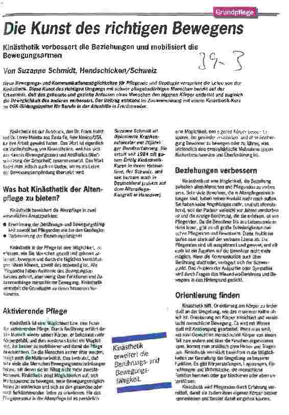 Vorschauseite 1: Die Kunst des richtigen Bewegens