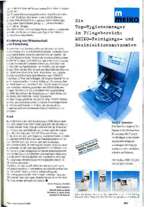 Vorschauseite 4: Als Arbeitgeber attraktiver werden Maßnahmen und erste Erfahrungen in der HELIOS Kliniken Gruppe