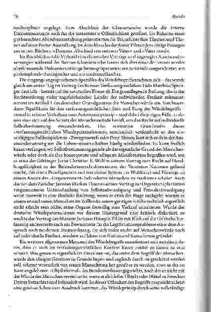 Vorschauseite 2: BERICHT