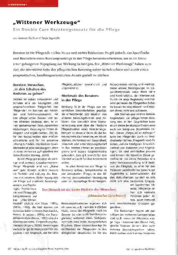 Vorschauseite 1: „Wittener Werkzeuge