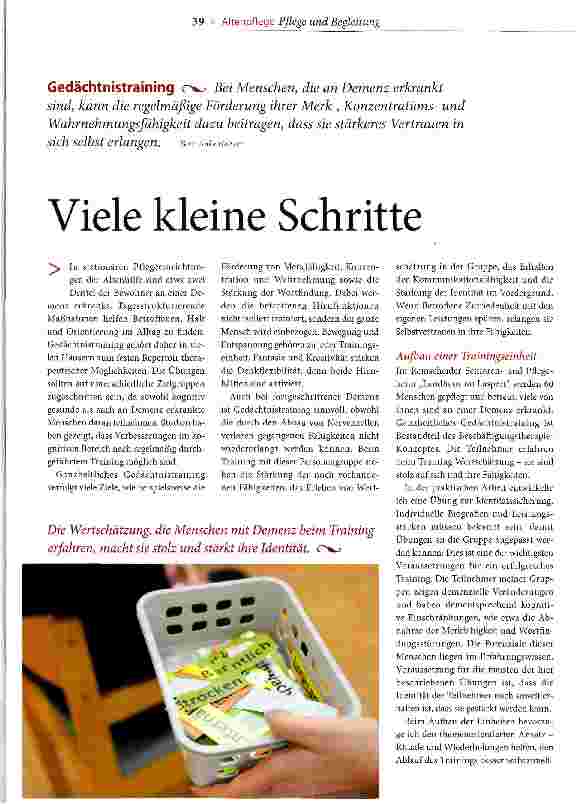 Vorschauseite 1: Viele kleine Schritte