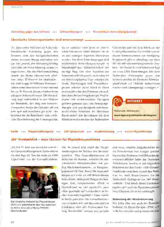 Vorschauseite 2: Schmerz und Angst