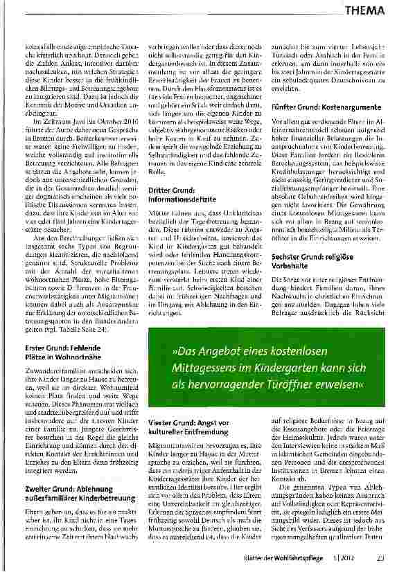 Vorschauseite 2: »Mein Kind bleibt zu Hause!«
