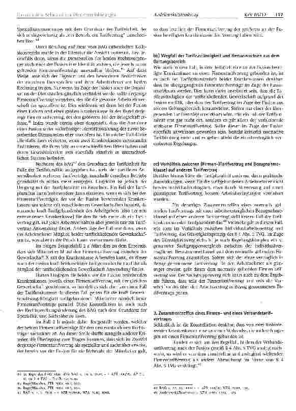 Vorschauseite 6: Das rechtliche Schicksal von Dienstvereinbarungen und Tarifverträgen nach der Fusion gesetzlicherKrankenkassen