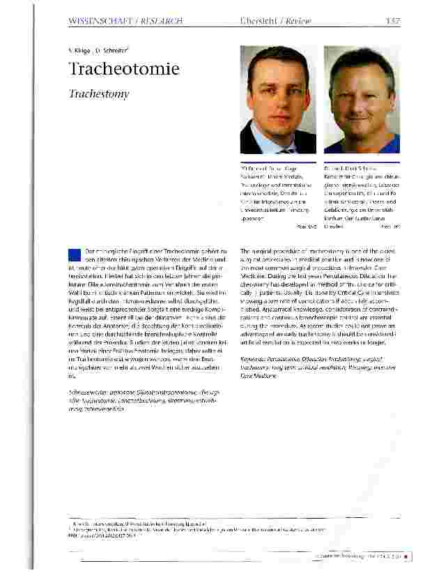 Vorschauseite 1: Tracheotomie
