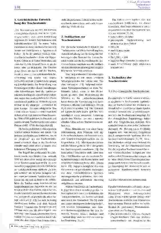 Vorschauseite 2: Tracheotomie