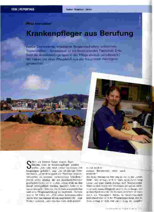 Vorschauseite 1: Krankenpfleger aus Berufung