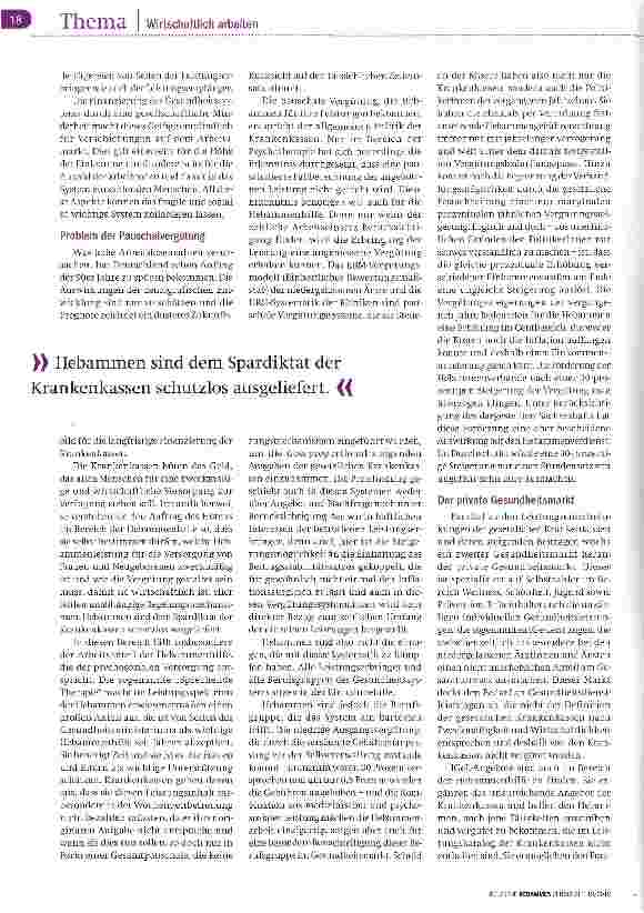 Vorschauseite 5: Leistungen angemessen honorieren